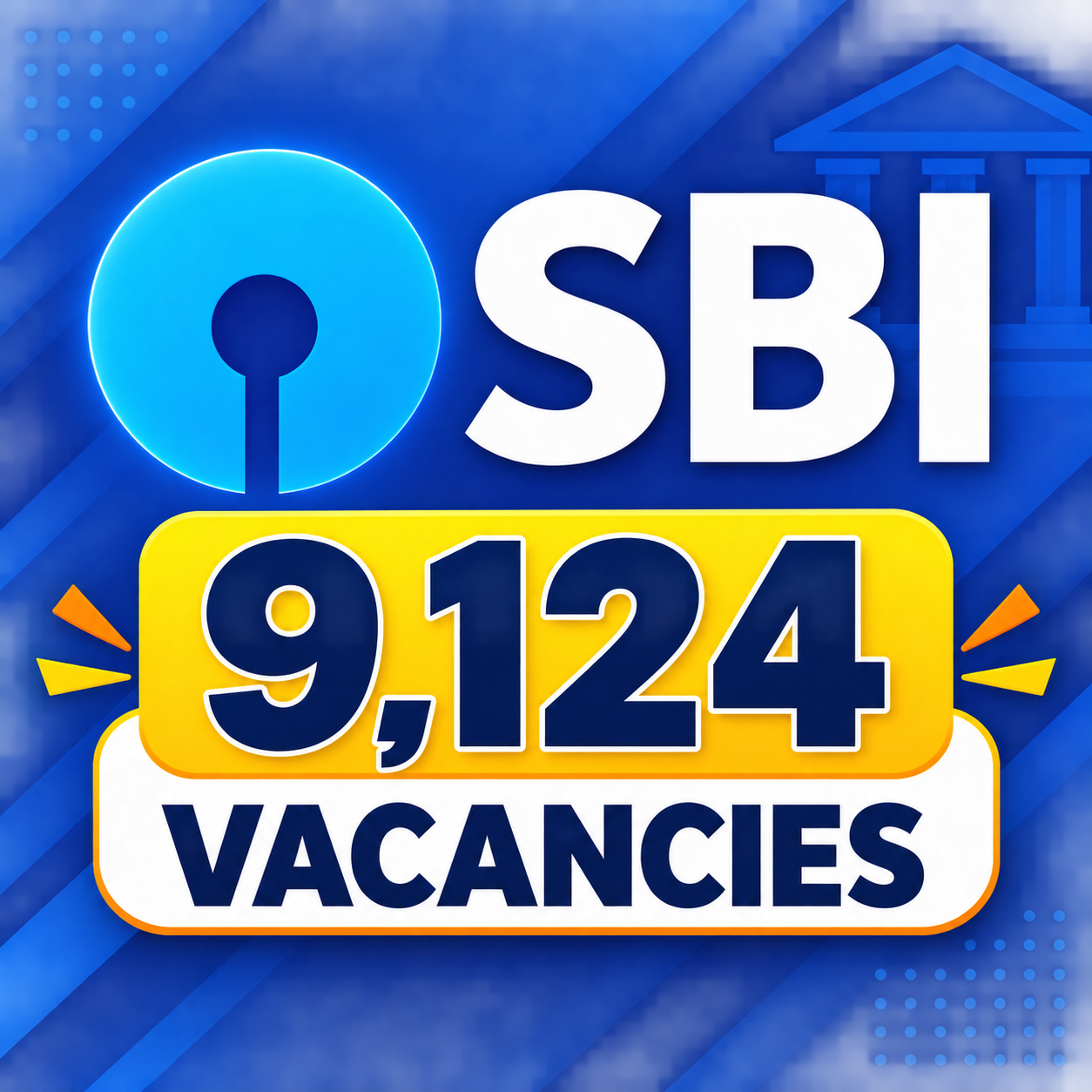 Cover image for SBI Clerk Recruitment 2026 – 9,124 Junior Associate Posts