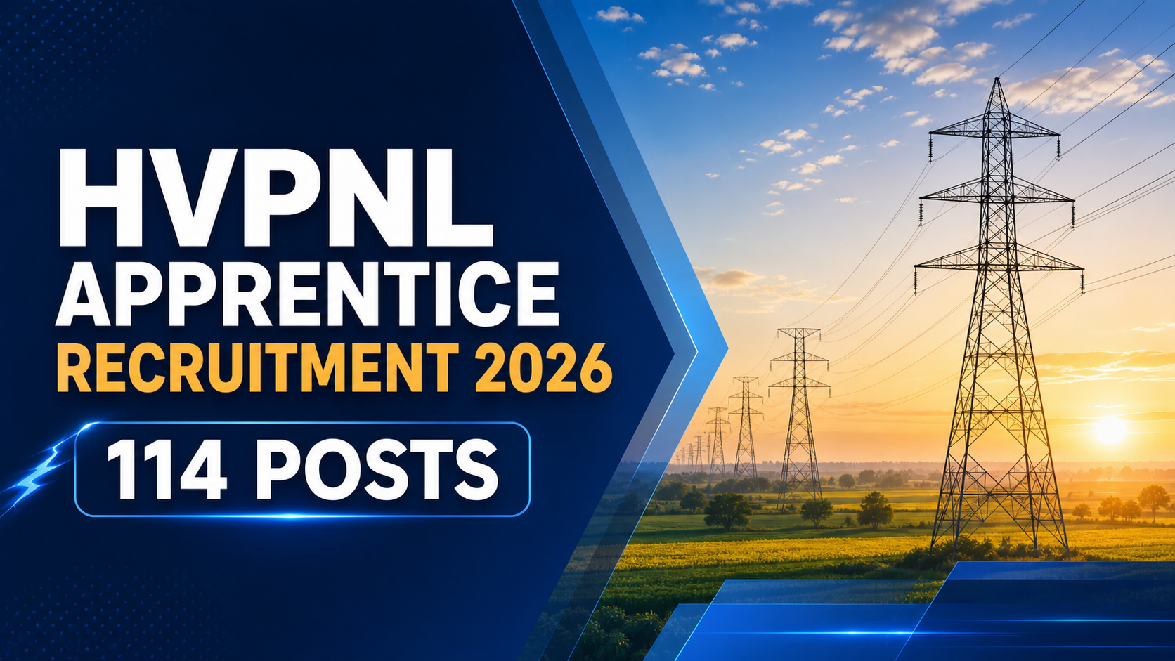 Cover image for HVPNL Apprentice Recruitment 2026 – 114 Posts
